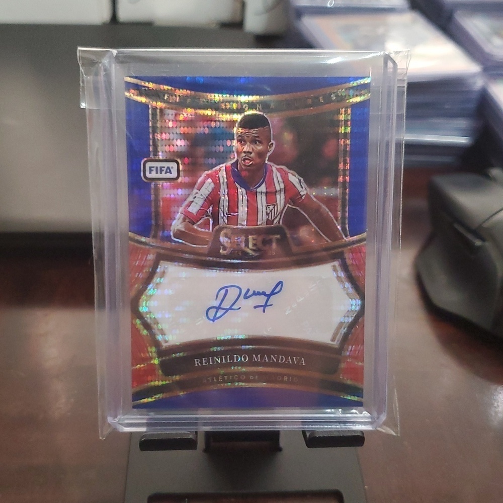 24-25 Fifa Select Samuel Lino & Reinildo Mandava Auto Bundle Atletico Madrid - Picture 2 of 16